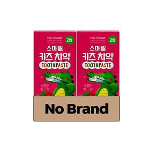노브랜드 스마일 키즈 치약(딸기향)100g*2입