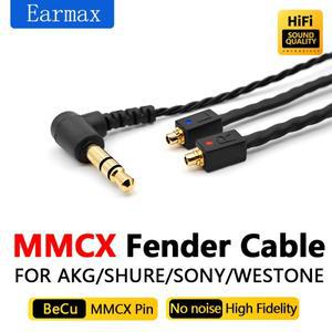 소니 AKG 펜더 FXA 1 2 6 5 교체용 헤드폰 3.5mm to MMCX 업그레이드 케이블