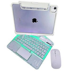 IFace 아이패드 호환 투명 매직키보드 케이스 360 회전 10세대 11세대(A16) 투명화이트 Air 10.9(M2 M3)/11