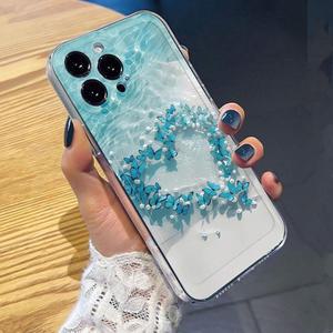 바다 물 나비 바다 거북 전화 케이스 갤럭시 A16 A34 A55 A54 A06 A15 S25 S23 S24 울트라 S22 플러스 S21FE 커버