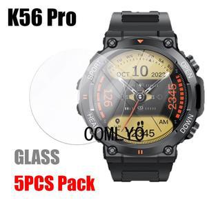 K56Pro K56 PRO 스마트 시계 유리 화면 보호기 강화 9H 2.5D 필름용 5개