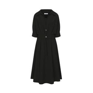 [예시카][SET] 링클 블라우스 뒷 밴딩 원피스 세트 YJ3ST506
