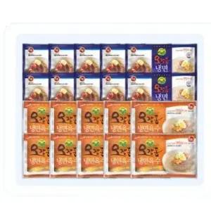 교동 하우촌 오장동 물냉면(냉동) 면사리, 180g, 10개 + 냉면육수, 330g, 10개