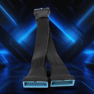 PC용 메인보드 USB3.0 남성-여성 확장 분배기 케이블 19/20핀