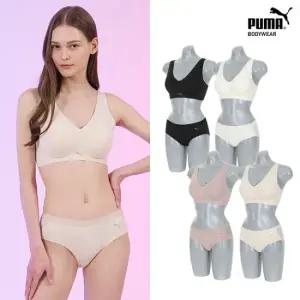 [푸마 바디웨어] 여성 후크형 퓨징 브라팬티 2종세트 택1