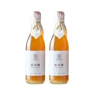 [햇살방앗간] 통참깨 100% 저온압착 방앗간 참기름 350ml 2병
