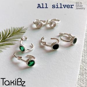 92.5실버정품 미니 큐빅 이어커프_링 귀찌(5mm)