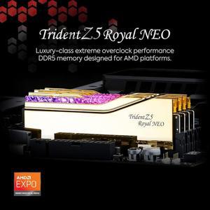 [정품] 지스킬 G.Skill Trident Z5 Royal Neo 시리즈 (AMD Expo) DDR5 RAM 96GB (2X 48GB) 6000MT s CL28-3