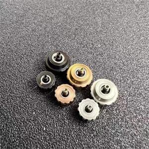 Hublot 6/8MM 시계 교체 부품 도구에 사용되는 스테인레스 스틸 헤드 크라운 조정 버튼 1pc
