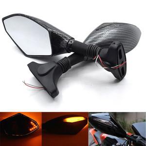 SV650S 용 R125 스즈키 방향 포함 GSX 지시등 R1000 백미러 오토바이 GSX250R LED R600 GSX650F R750 사이드미러 범용