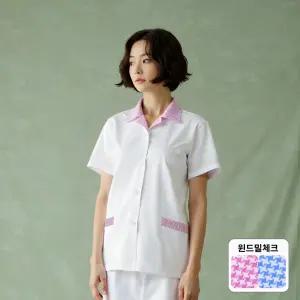 (컬러3) 쿨스판 반팔 45수 위생복 (SC-3201-1_3) 위생복 위생복셔츠 식품위생복 식품공장복 해썹위생복 급식실 쿨스판위생복 단체위생복
