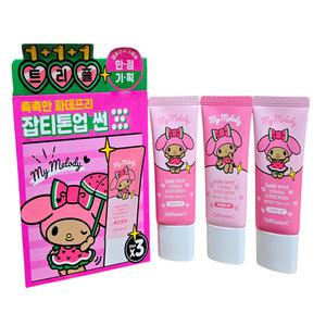 셀퓨전씨 잡티 토닝 썬스크린 35ml 3개세트 태닝 마이멜로디/촉촉 파데프리