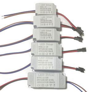 LED 드라이버 300mA 1-3W 4-7W 8-12W 13-18W 19-24W 24-36W LED 정전류 드라이버 전원 장치 공급 AC85-265V