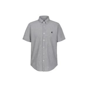 빈폴 BEANPOLE MEN 강연 시어서커 스몰 깅엄 반소매 셔츠 블랙 (BC5465C475) BC5465C475 462111
