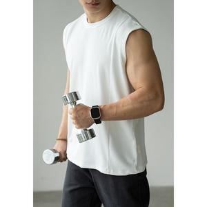 남성 라이크라 쿨링 고탄력 통기성 조끼 골지 민소매 보디슈트 C18Z2S 원템2