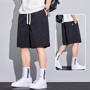 남성 결감 쿨링 반바지 여름 얇은 통기 와이드 5부 바지 C05Z2J 원템2