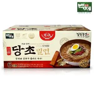 백제 당초밀면 496g x 6인분