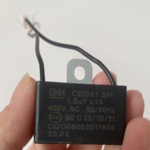 캐패시터 천장 모터 선풍기 시동 AC 배기 환기 1.5uF 400V CBB61 1.5mfd