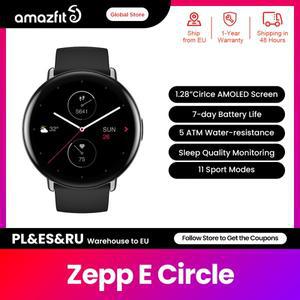 Zepp E 서클 스마트워치 5ATM 방수 수면모니터링 7 일 배터리 스마트 워치