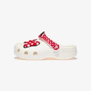 크록스 CROCS 디즈니 미니 마우스 클래식 클로그 키즈 - WHITE/RED 353360