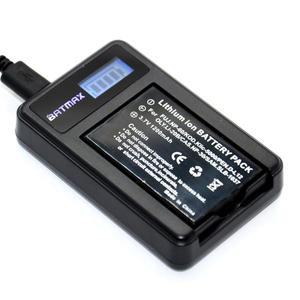 FNP-60 카메라 리튬 이온 배터리 팩 및 USB LCD 충전기 FUJIFILM 파인픽스 M603 F401 50i 줌 1200mAh 3.7V