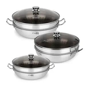 30cm 스텐304 이유식 찜기 2단 찜냄비 수육 스티머 딤섬