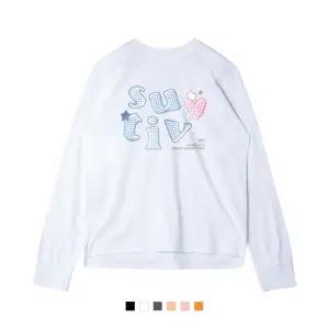 CHECK PATCH 옆트임 긴팔 티셔츠 (GTL-5SP172)