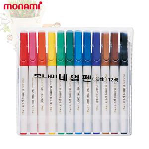 [오늘출고] 모나미네임펜 12색세트/네임펜/모나미 네임펜/네임펜세트/네임펜12색/네임펜6색/유성네임펜/네