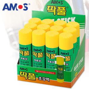 [오늘출고] 아모스 딱풀 35g 12개입 1박스/고체풀