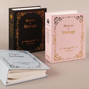 메모리 포토북 만들기 사진첩 미니 포켓 앨범 (4x6인치,사진100장 보관)