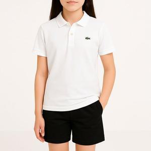 [라코스테] 키즈 베이직 폴로티 아동 주니어 반팔 카라 티셔츠 화이트 PJ2909-001