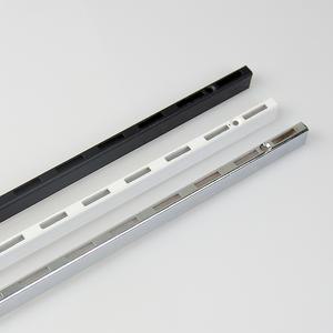 1줄 35피치 찬넬기둥 1800~2400mm 찬넬선반 부속 벽선반 인테리어 서재 드레스룸 매장 베란다 수납 정리