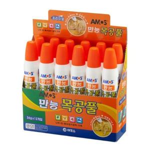 아모스 목공풀 36g 12개입