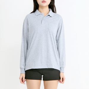 남자 여자 면 30수 기본 베이직 무지 PK 피케이 카라 긴팔 티셔츠(10색상)