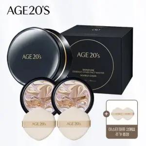[에이지투웨니스]AGE20S 시그니처 에센스 커버 팩트 마스터 더블커버(케이스1+리필2) (SPF50+ PA++++)