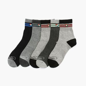 AP5627 아놀드파마 남자 캐주얼 패션 중목 양말 5족