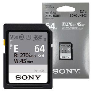 소니 정품 SF-E64A UHS-II V30 64GB SD 메모리 카드