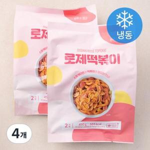 두끼 로제 떡볶이 (냉동), 450g, 4개 one option