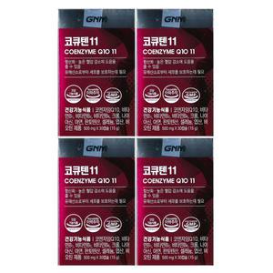 GNM자연의품격 코큐텐11 500mg x 30캡슐 x 4개 / 써클