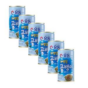 유동 자연산 골뱅이 400g 6개 묶음 무침 샐러드 반찬 가정용 업소용 술안주