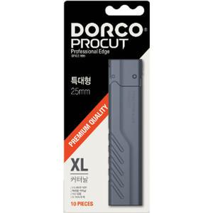 도루코 XL 커터날 리필 10개입 특대형25mm/칼날 gi 커터칼