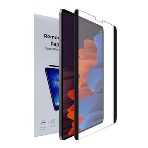 갤럭시탭S7 플러스 S7+ 탈부착 저반사 종이질감 액정보호필름 SM-T970 SM-T975N SM-T976N