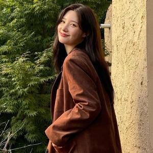 [온앤온](강남점)[정채연 착용] 비건 스웨이드 자켓 NEL5XJ809