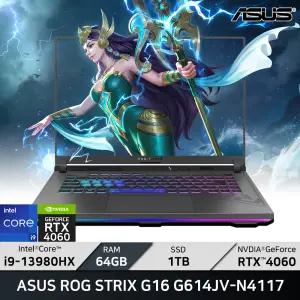 ASUS ROG STRIX G16 G614JV-N4117/RAM 64GB/WIN11/ +ASUS정품백팩