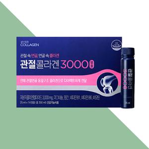 에버콜라겐 관절 콜라겐 3000 저분자콜라겐 펩타이드 액상 14개입X1박스