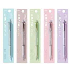톰보 문구 3P 필기구 파스텔 샤프 0.5mm 일본 라이트