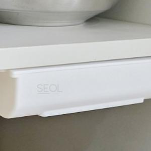 설마켓 틈새 부착식 슬라이딩 서랍 대형 싱크대하부장정리 슬라이딩선반 책상밑에붙이는서랍장