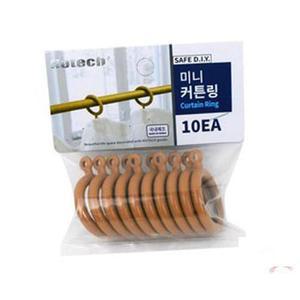 [BZJL6Q9B_4C]미니 커튼링 10EA (오크) C-6846 CH