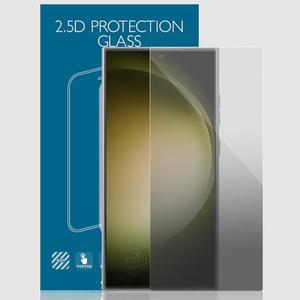 [디자인스킨](김해점)( 갤럭시S25,플러스,울트라 ) 디자인스킨 2.5D 지문인식 프라이버시 강화유리-블랙...
