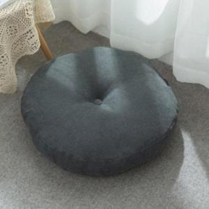 엉뜨 (챠콜) 쿠션방석(55cm) 고래실 원형
